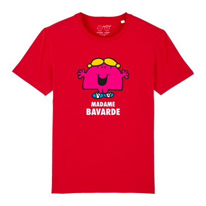 T-Shirt Fille Madame Bavarde Monsieur Madame