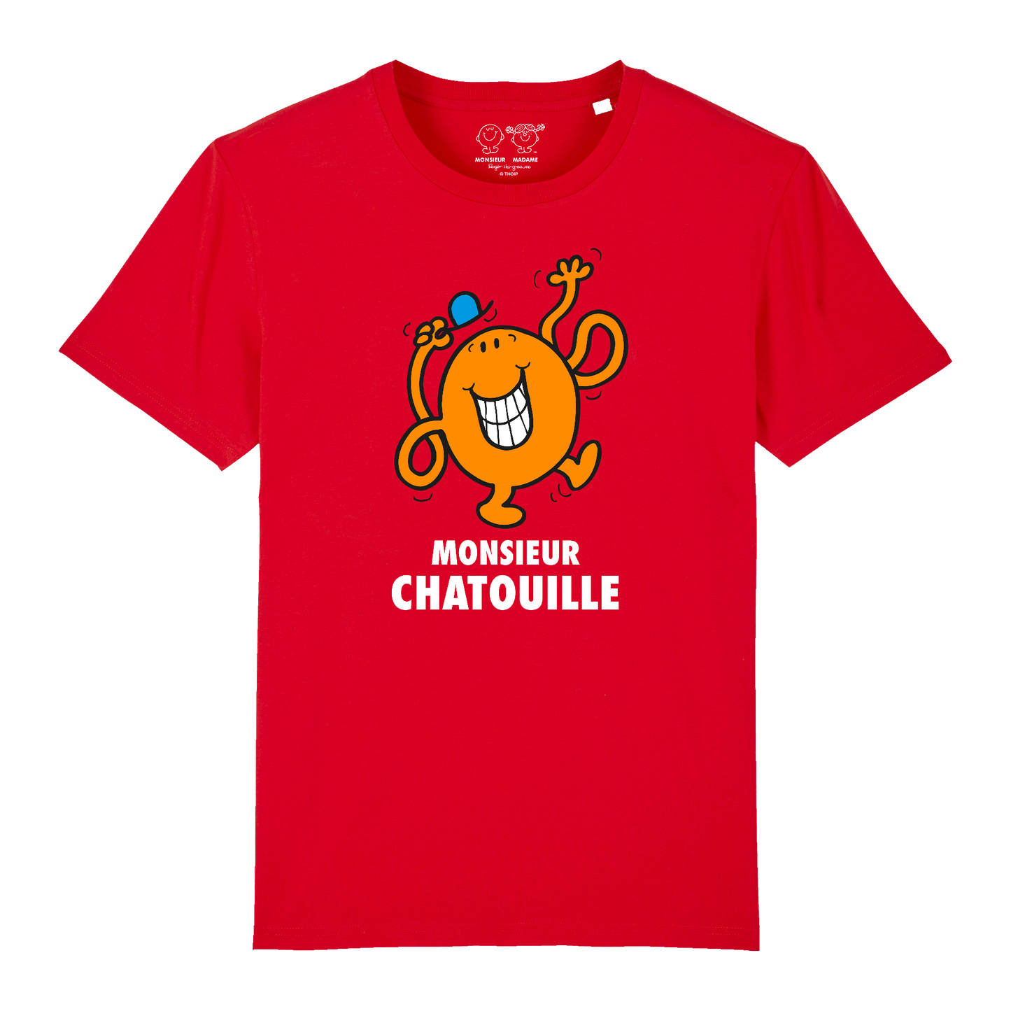 T-Shirt Homme Monsieur Chatouille Monsieur Madame