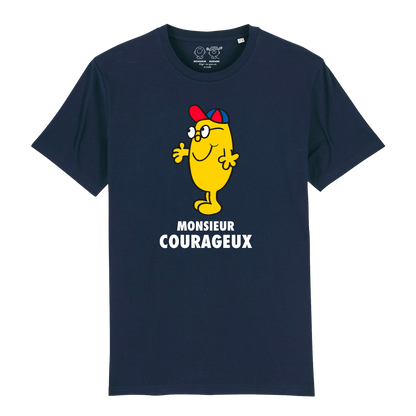 T-Shirt Homme Monsieur Courageux Monsieur Madame