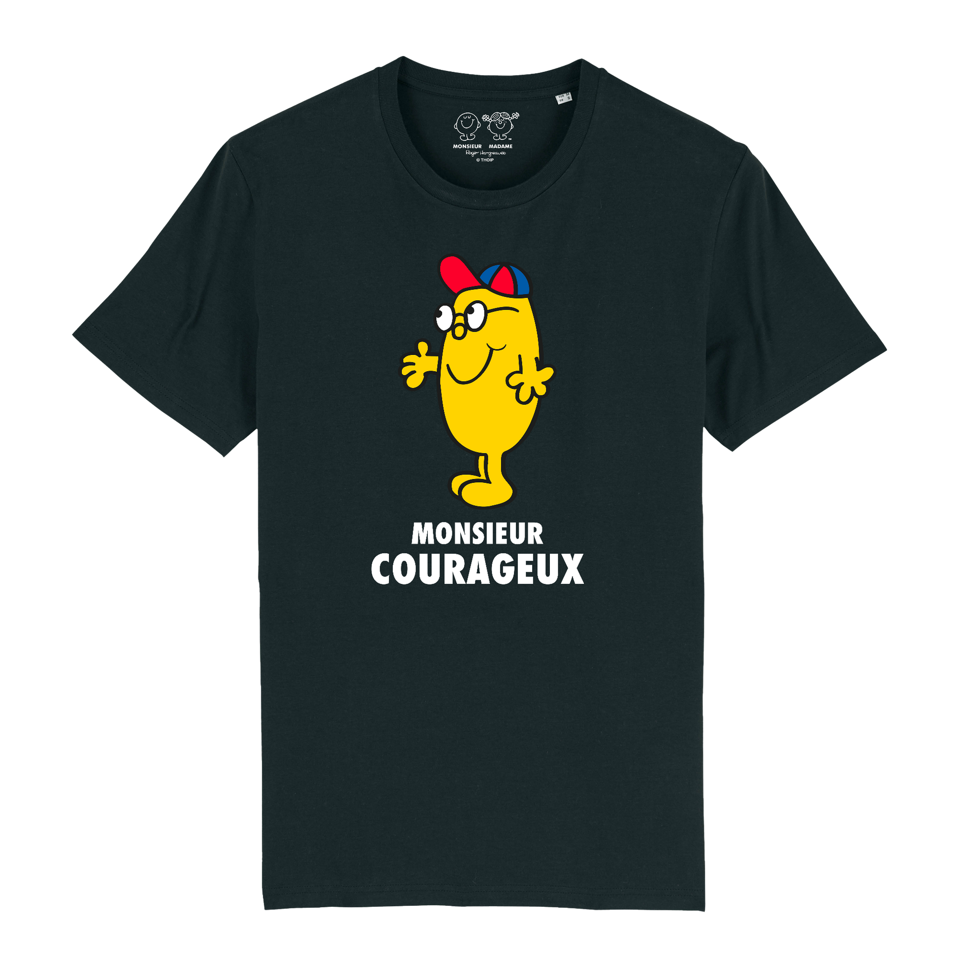 T-Shirt Homme Monsieur Courageux Monsieur Madame
