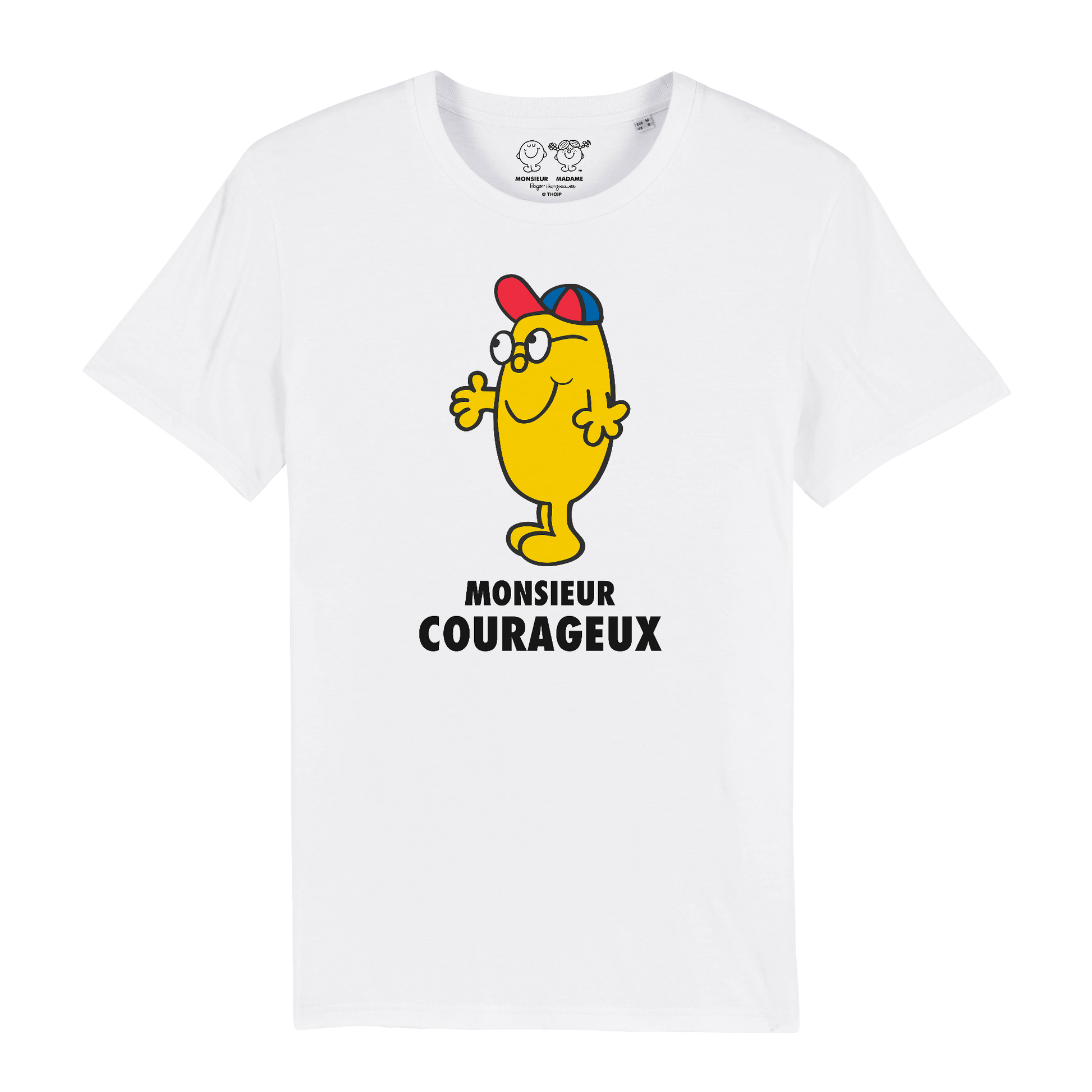 T-Shirt Homme Monsieur Courageux Monsieur Madame