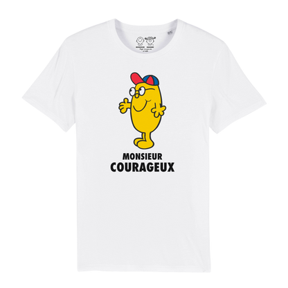 T-Shirt Homme Monsieur Courageux Monsieur Madame