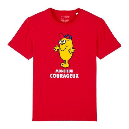 T-Shirt Homme Monsieur Courageux Monsieur Madame