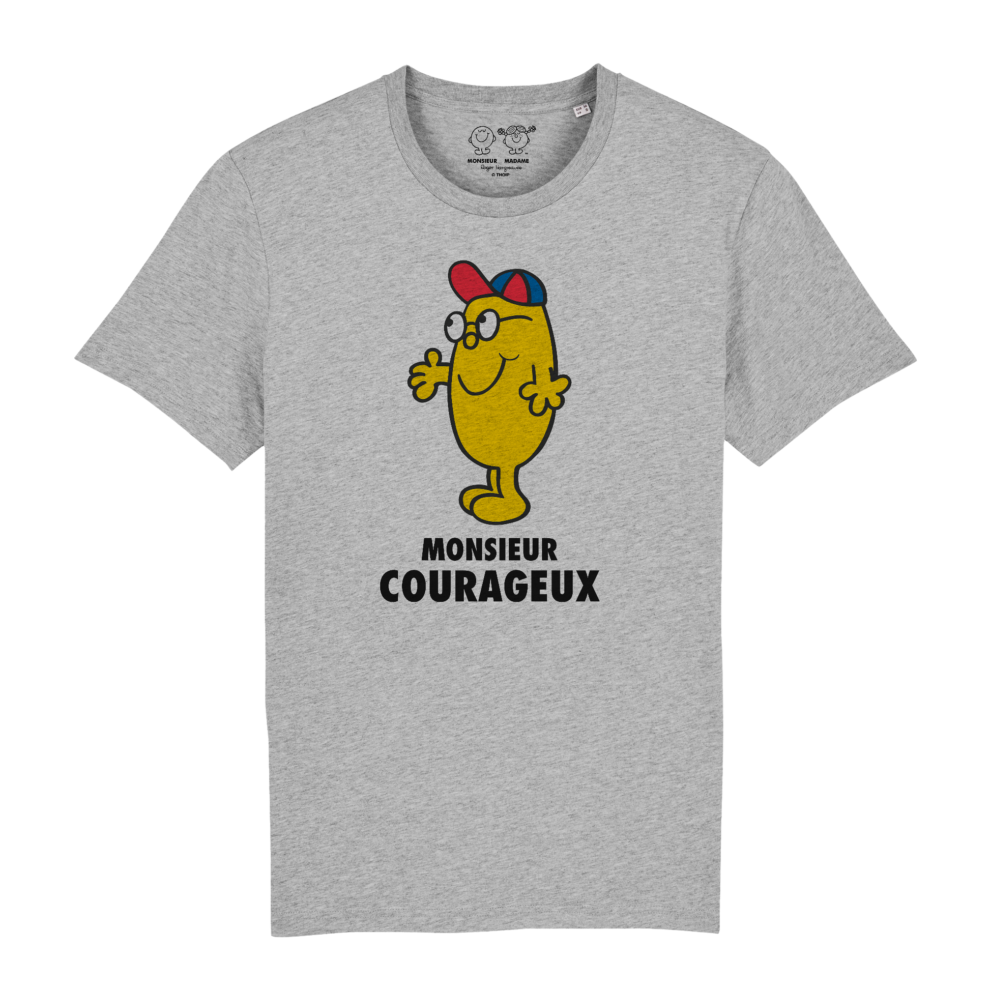 T-Shirt Homme Monsieur Courageux Monsieur Madame