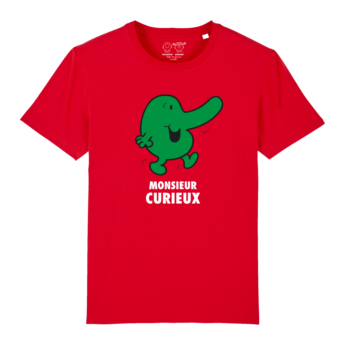 T-Shirt Homme Monsieur Curieux Monsieur Madame