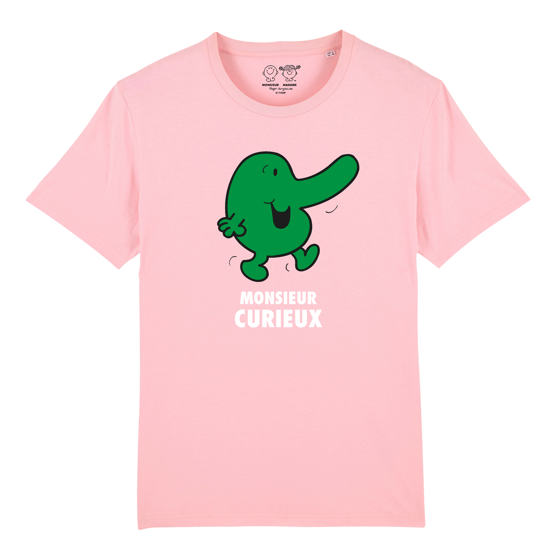 T-Shirt Homme Monsieur Curieux Monsieur Madame