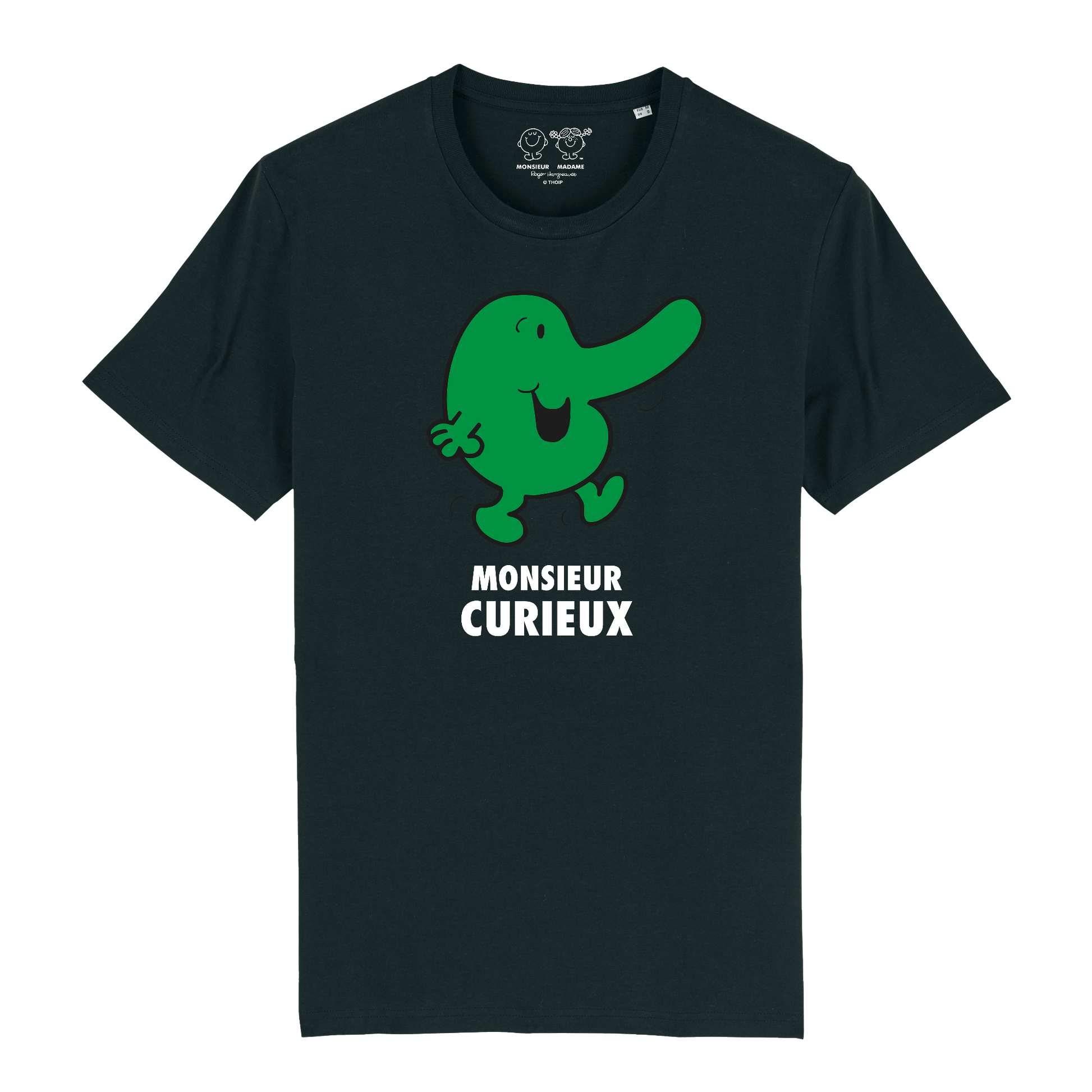 T-Shirt Homme Monsieur Curieux Monsieur Madame