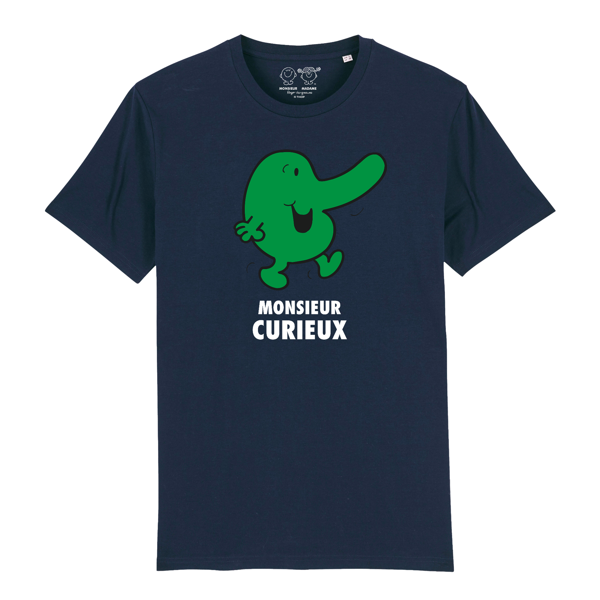T-Shirt Homme Monsieur Curieux Monsieur Madame