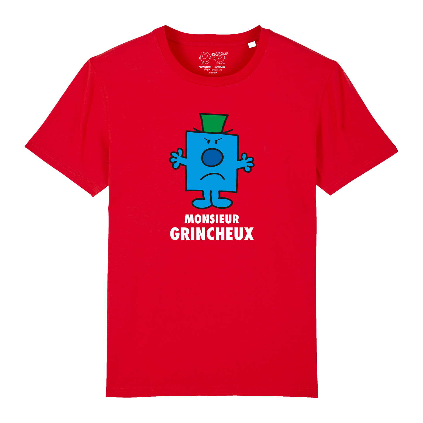 T-Shirt Homme Monsieur Grincheux Monsieur Madame
