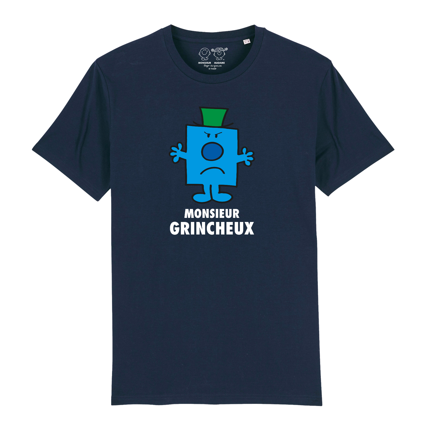 T-Shirt Homme Monsieur Grincheux Monsieur Madame