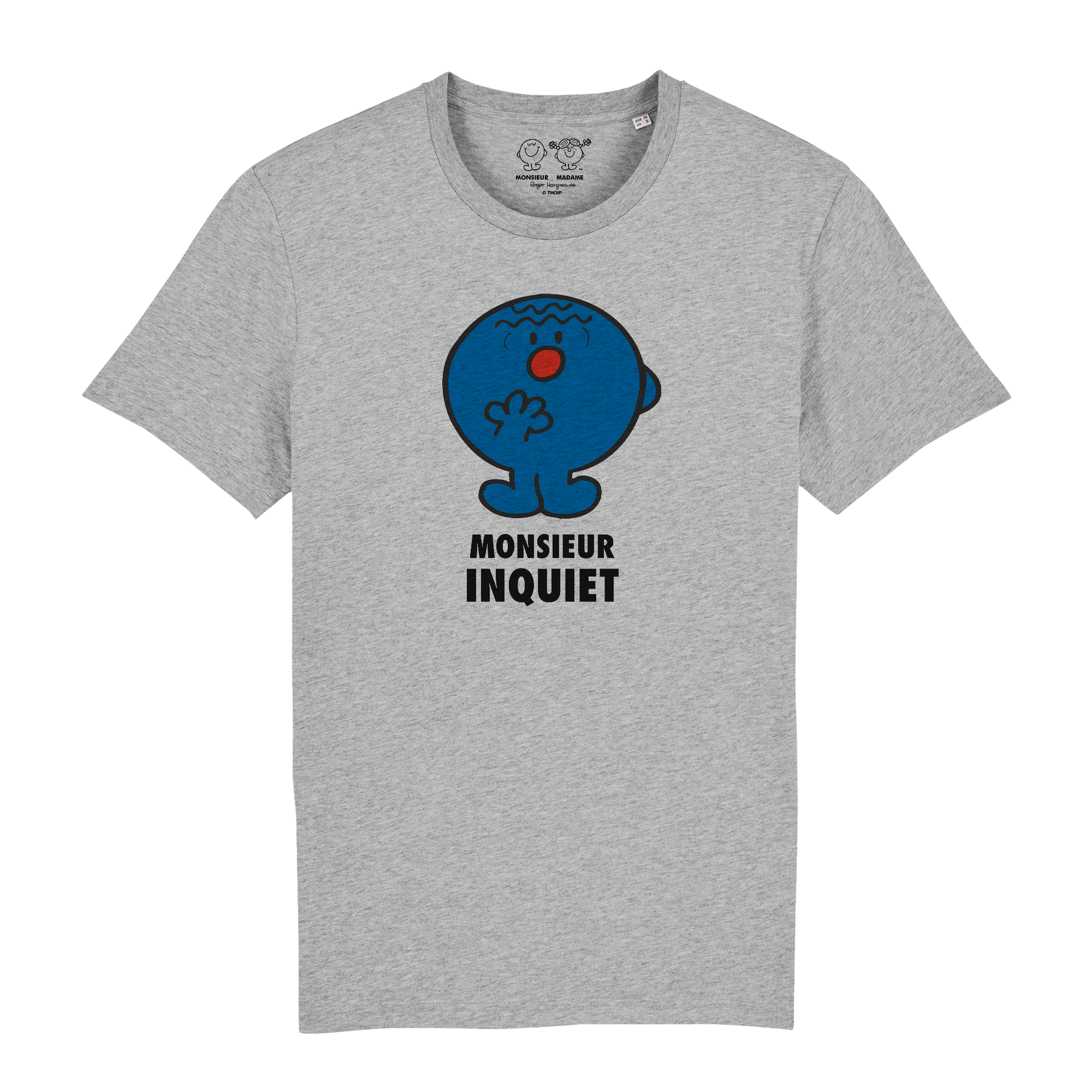 T-Shirt Homme Monsieur Inquiet Monsieur Madame