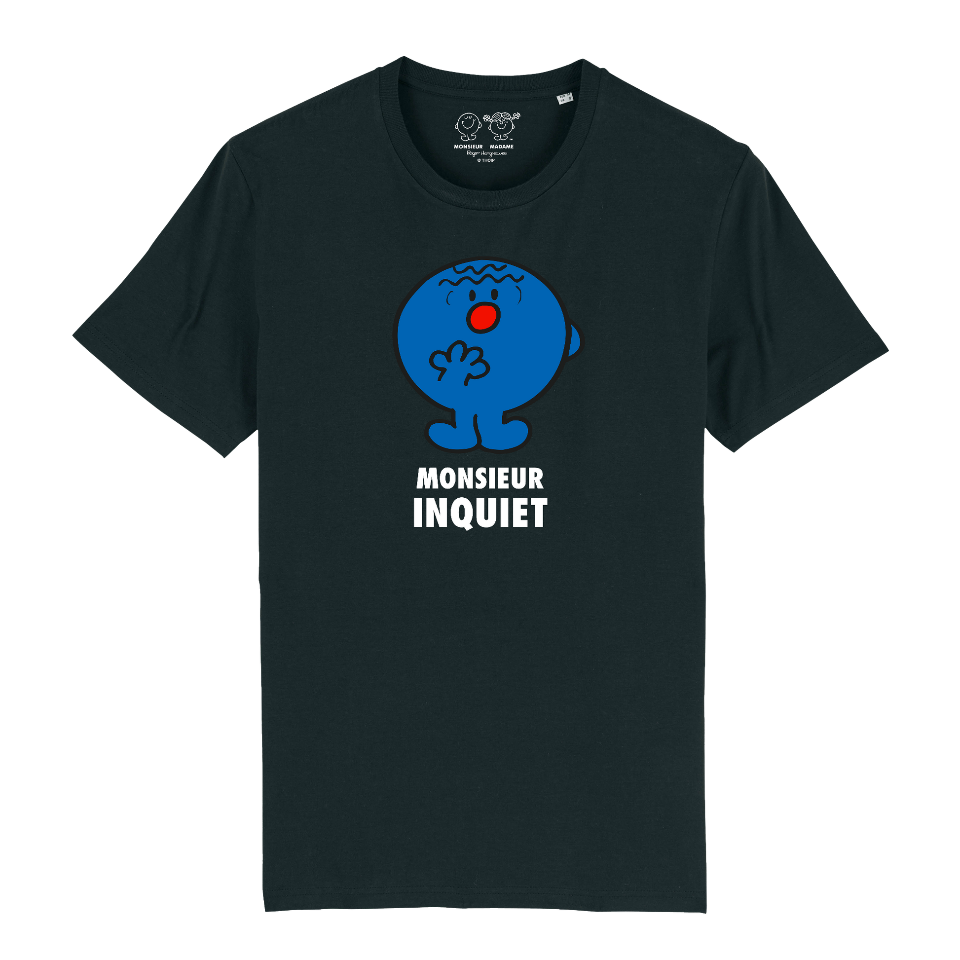 T-Shirt Homme Monsieur Inquiet Monsieur Madame
