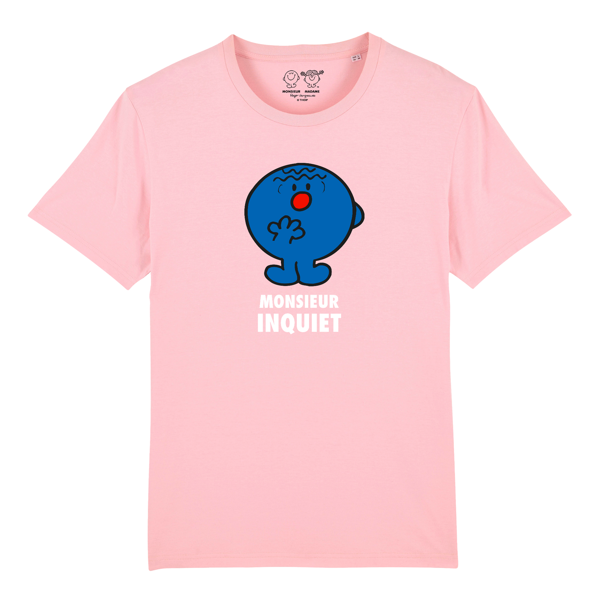 T-Shirt Homme Monsieur Inquiet Monsieur Madame