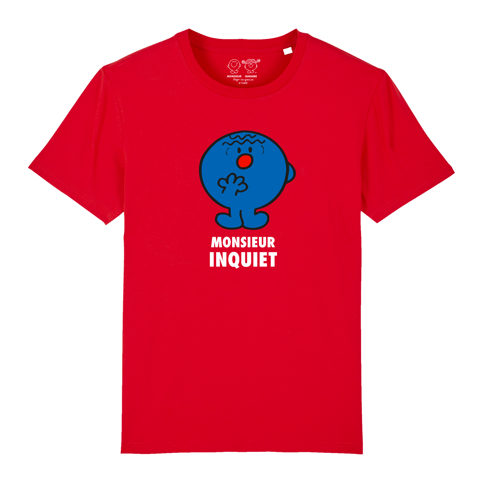 T-Shirt Homme Monsieur Inquiet Monsieur Madame