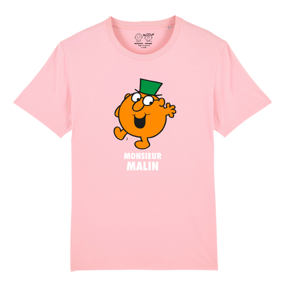 T-Shirt Homme Monsieur Malin Monsieur Madame