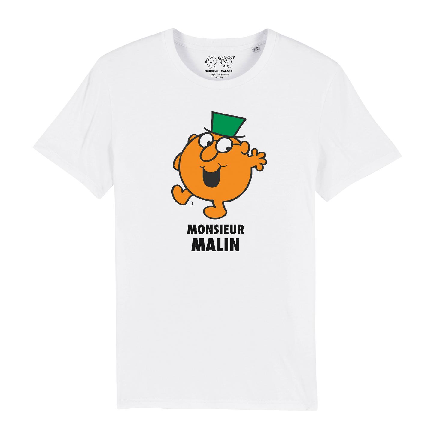 T-Shirt Homme Monsieur Malin Monsieur Madame