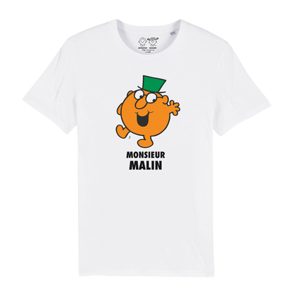 T-Shirt Homme Monsieur Malin Monsieur Madame