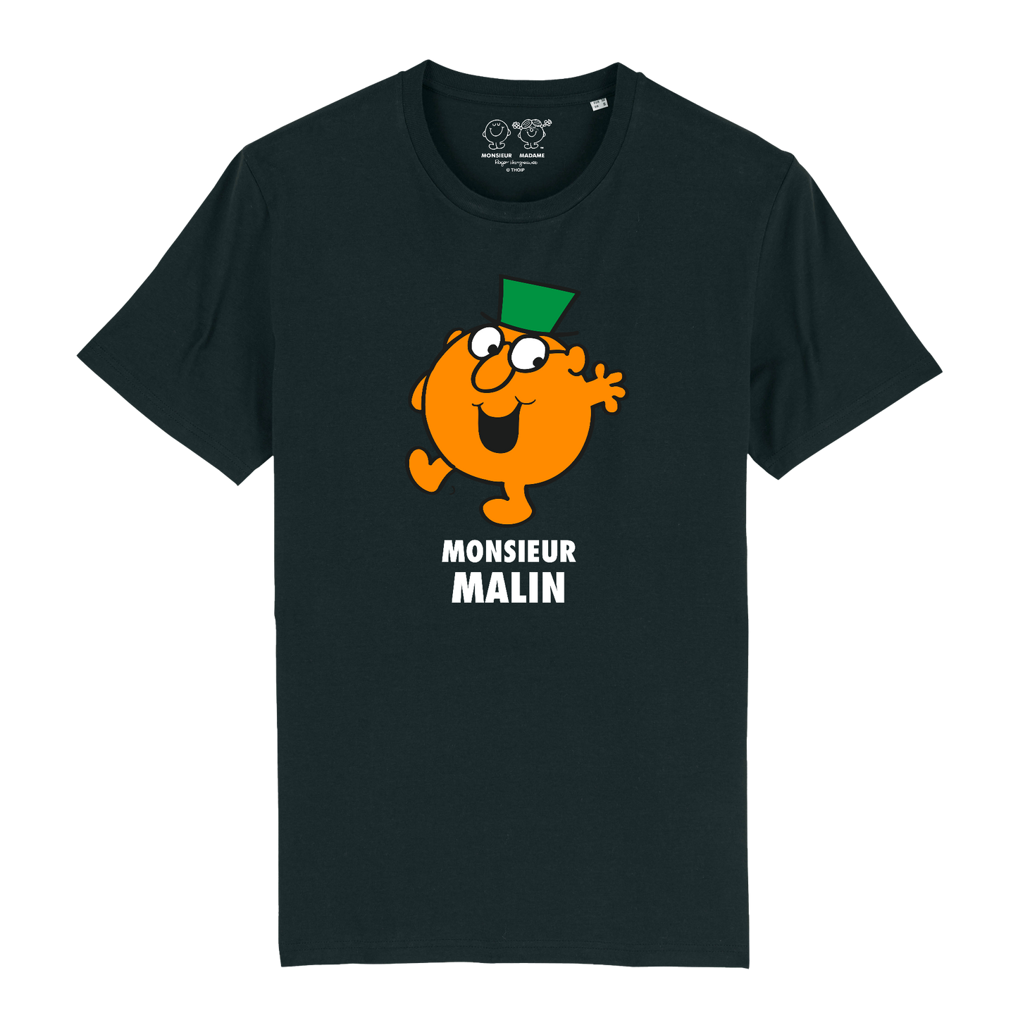 T-Shirt Homme Monsieur Malin Monsieur Madame