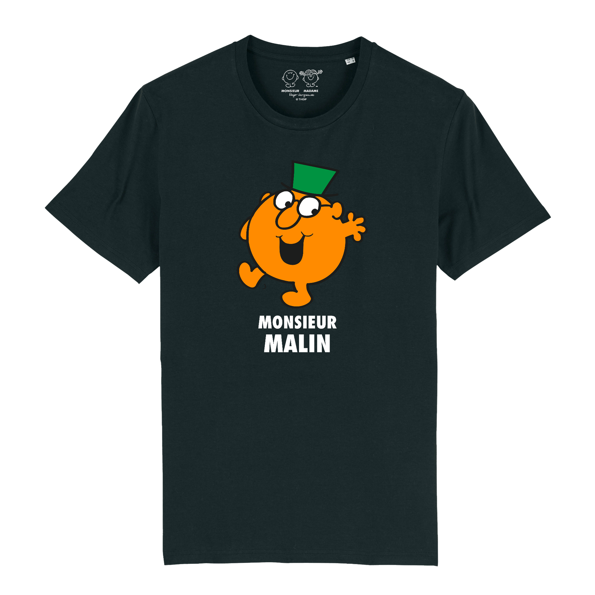 T-Shirt Homme Monsieur Malin Monsieur Madame