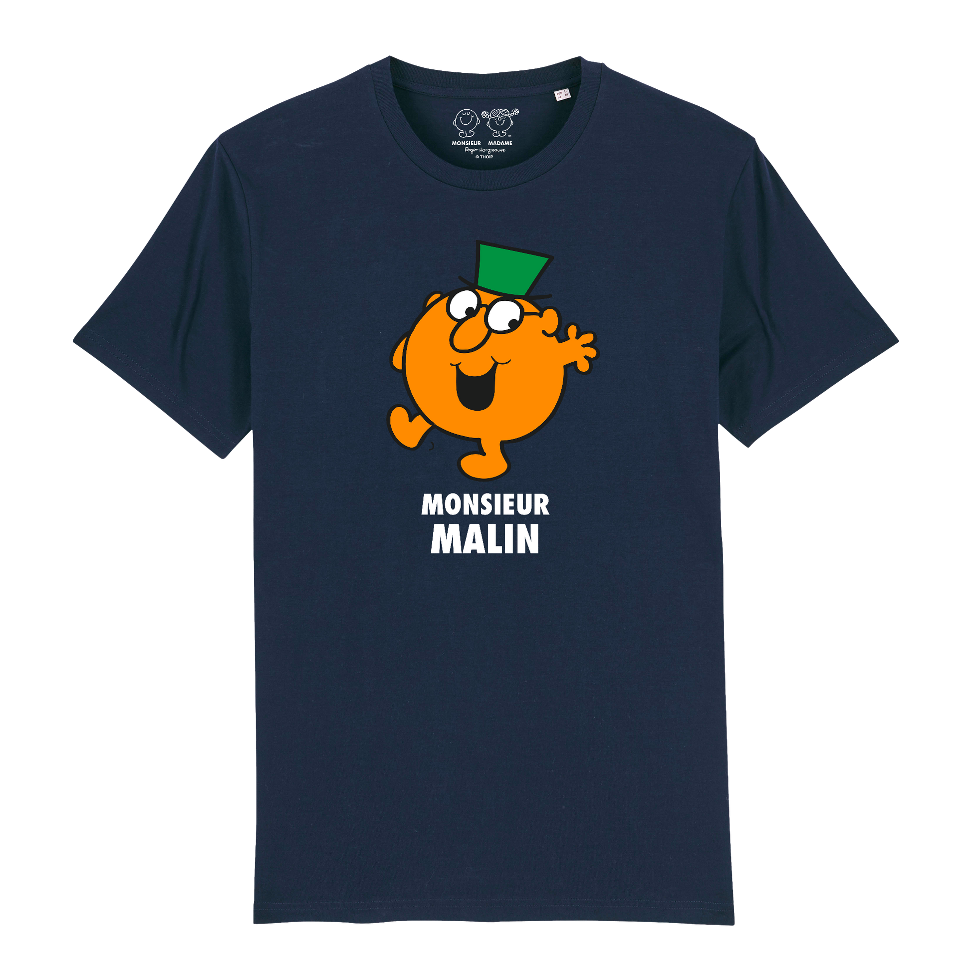 T-Shirt Homme Monsieur Malin Monsieur Madame