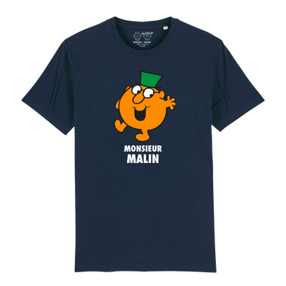 T-Shirt Homme Monsieur Malin Monsieur Madame