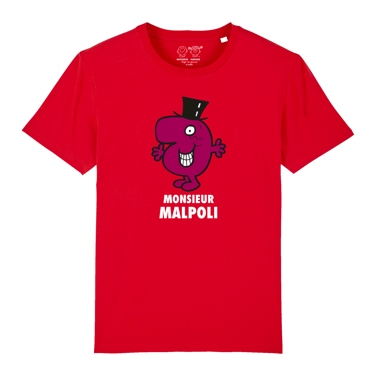 T-Shirt Homme Monsieur Malpoli Monsieur Madame