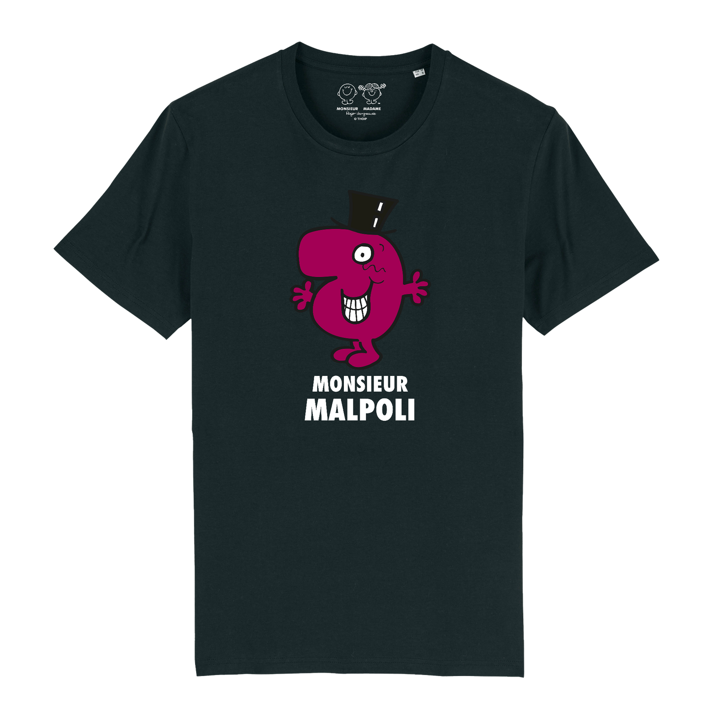 T-Shirt Homme Monsieur Malpoli Monsieur Madame