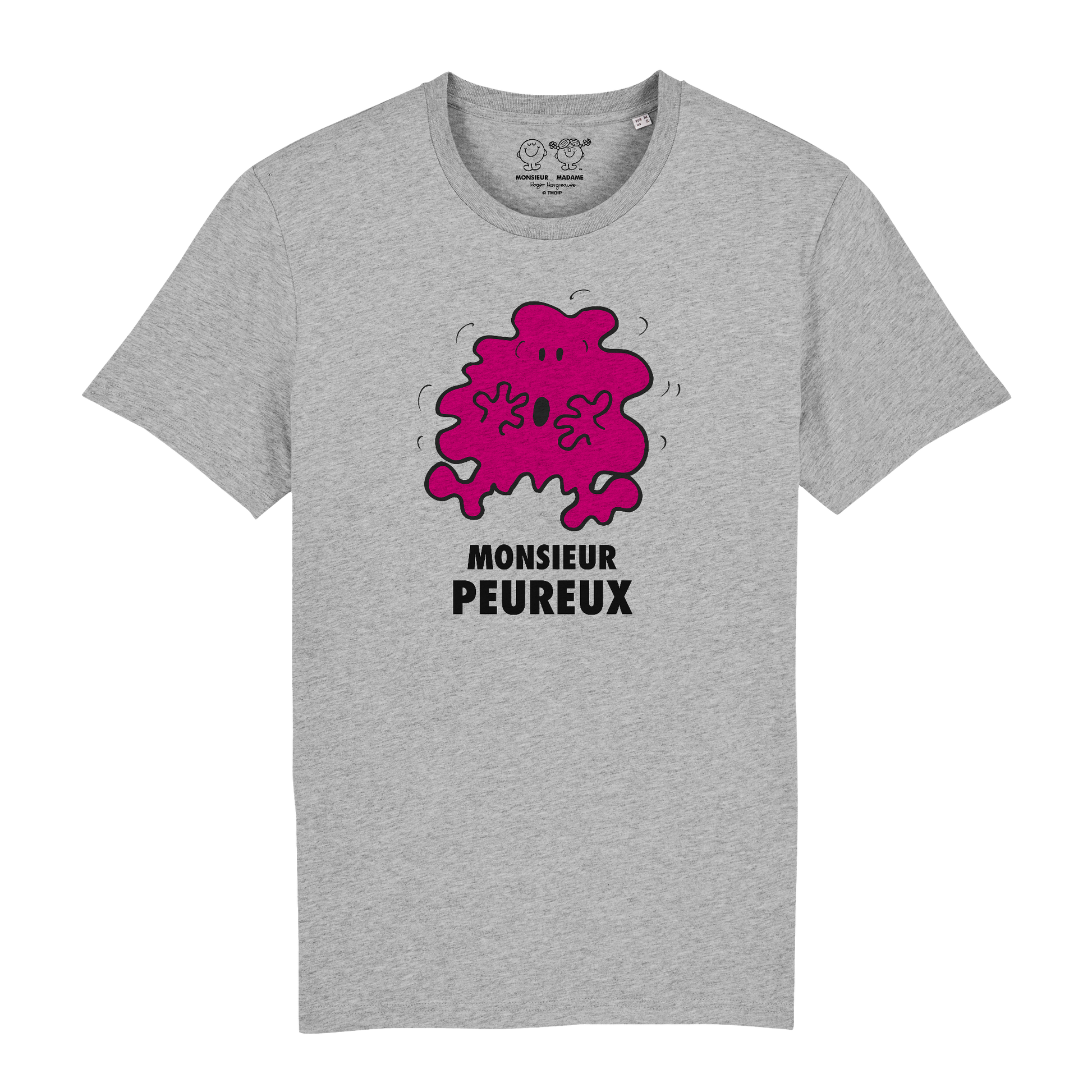 T-Shirt Homme Monsieur Peureux Monsieur Madame
