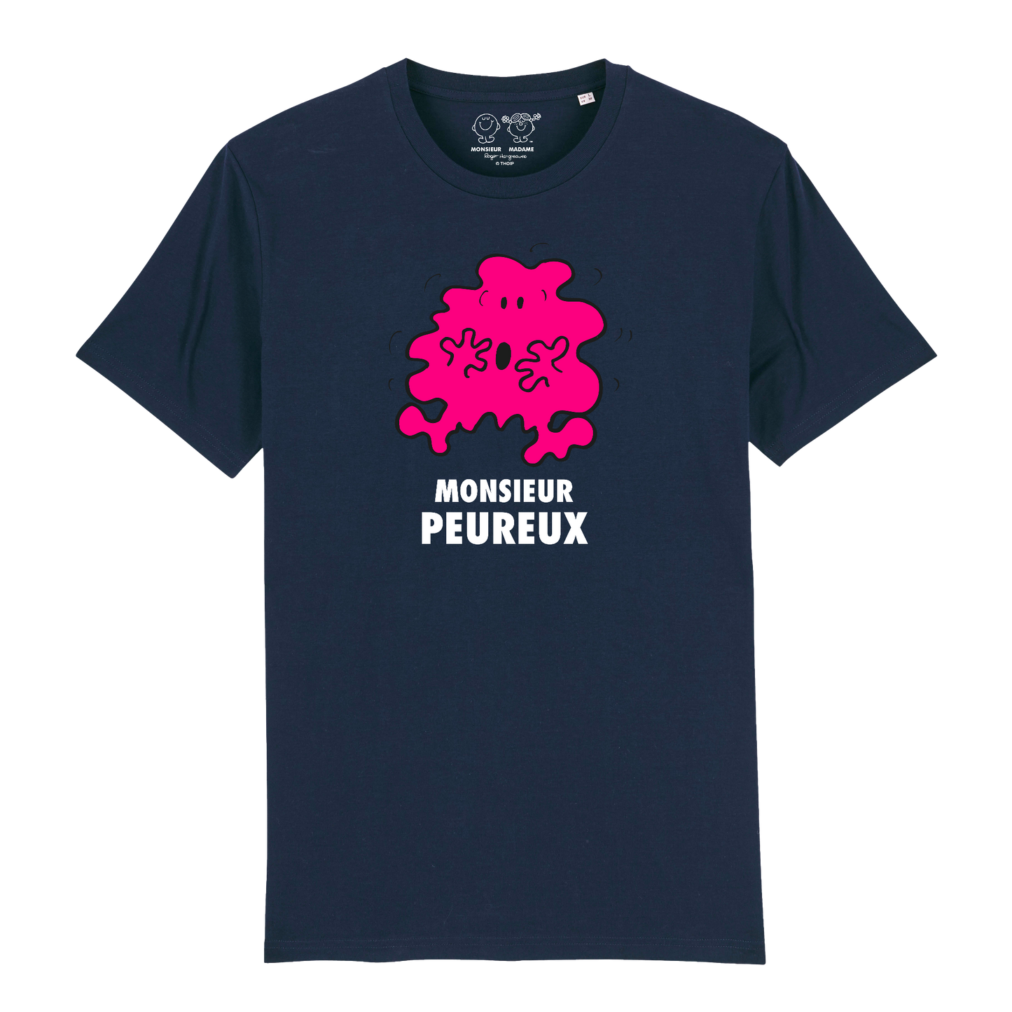 T-Shirt Homme Monsieur Peureux Monsieur Madame