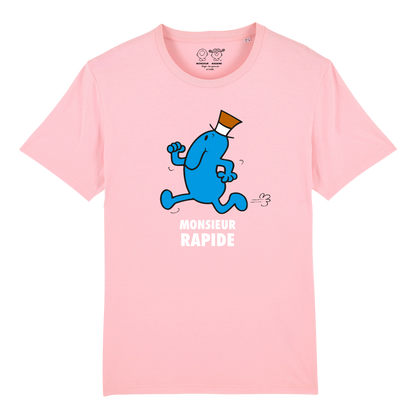 T-Shirt Homme Monsieur Rapide Monsieur Madame