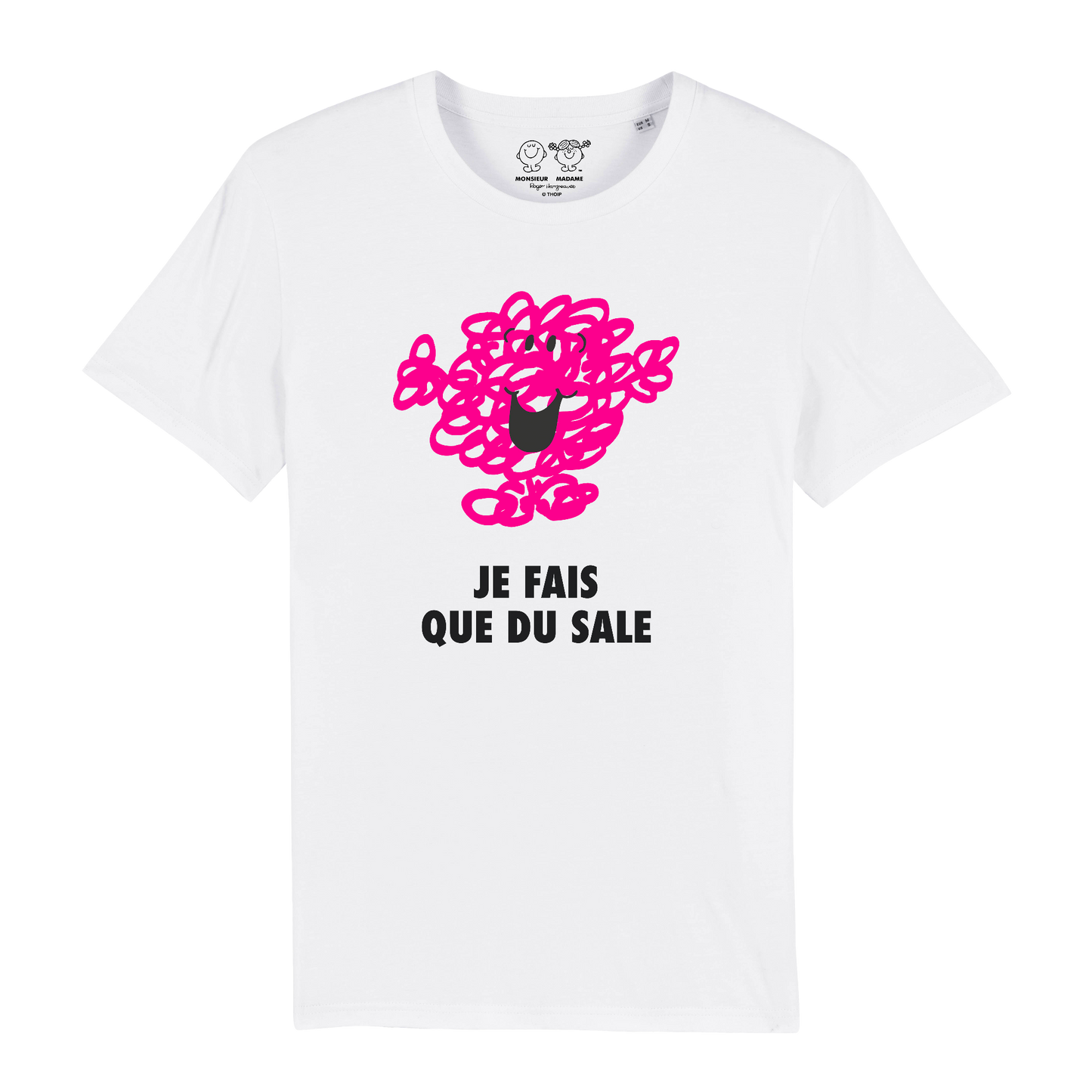T-shirt Enfant Je fais que du sale Monsieur Madame