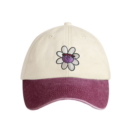 Casquette brodée Flower Power