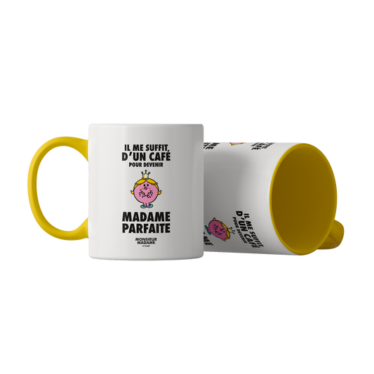 Mug Un café et je deviens Madame Parfaite