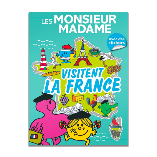 Livre d'activité Les Monsieur Madame visitent la France