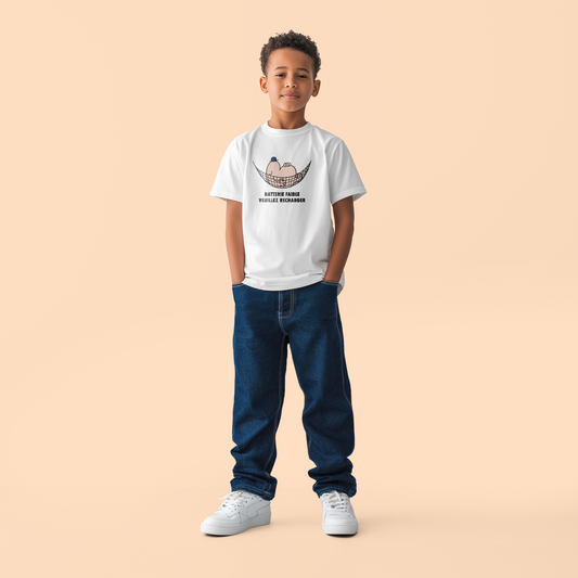 T-shirt Enfant Batterie faible