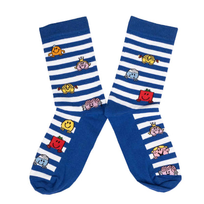 Chaussettes - Rayées Bleues